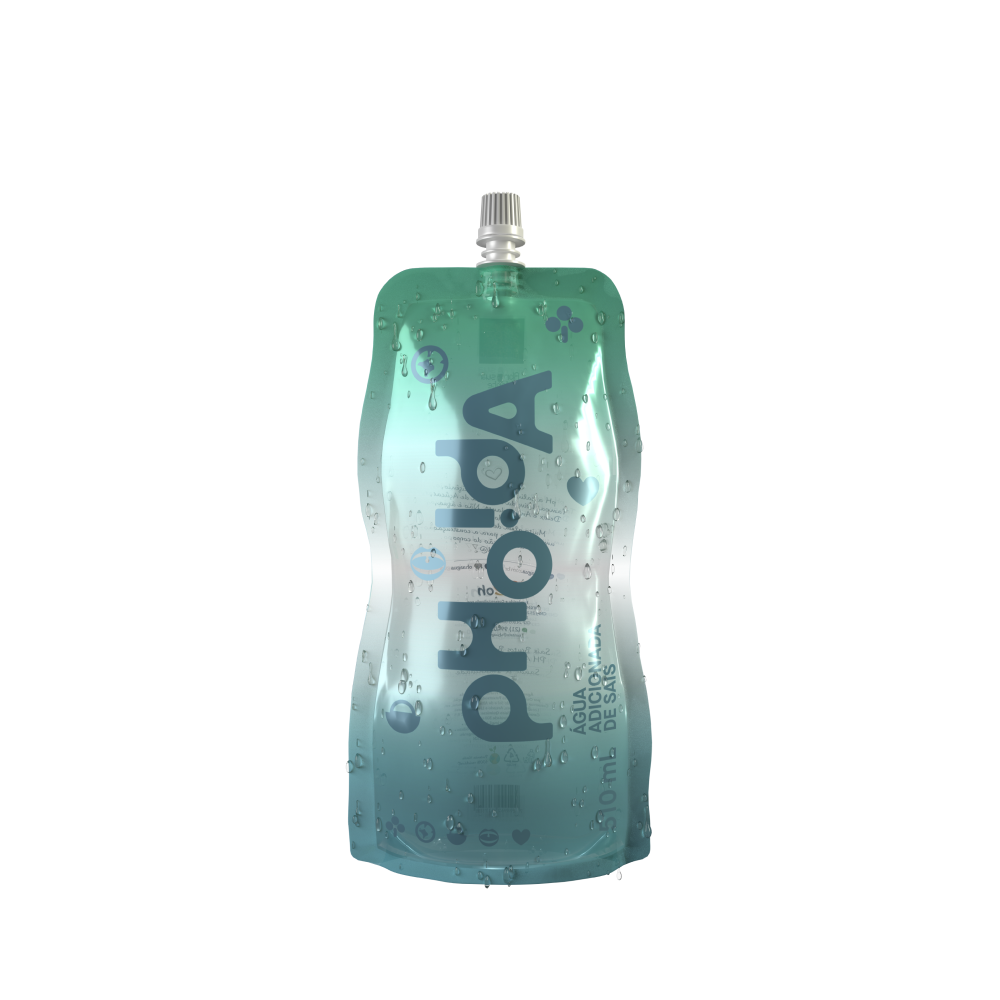 ÁGUA pHo!dA - CX 18 un – ALCALINA OCEÂNICA 510 ML