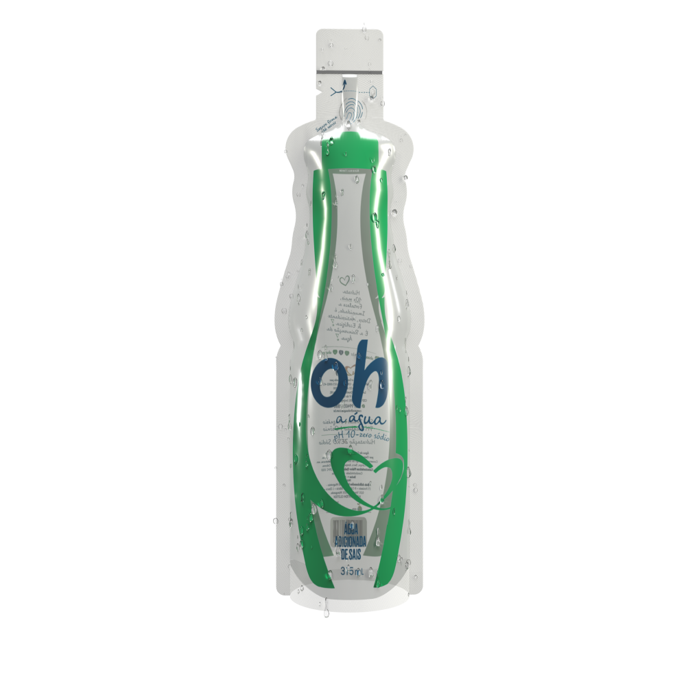 ASSINATURA OH A ÁGUA VERDE - CX 30 UN – ALCALINA ZERO SÓDIO 315ML - ÁGUA ADICIONADA DE SAIS SEM GÁS